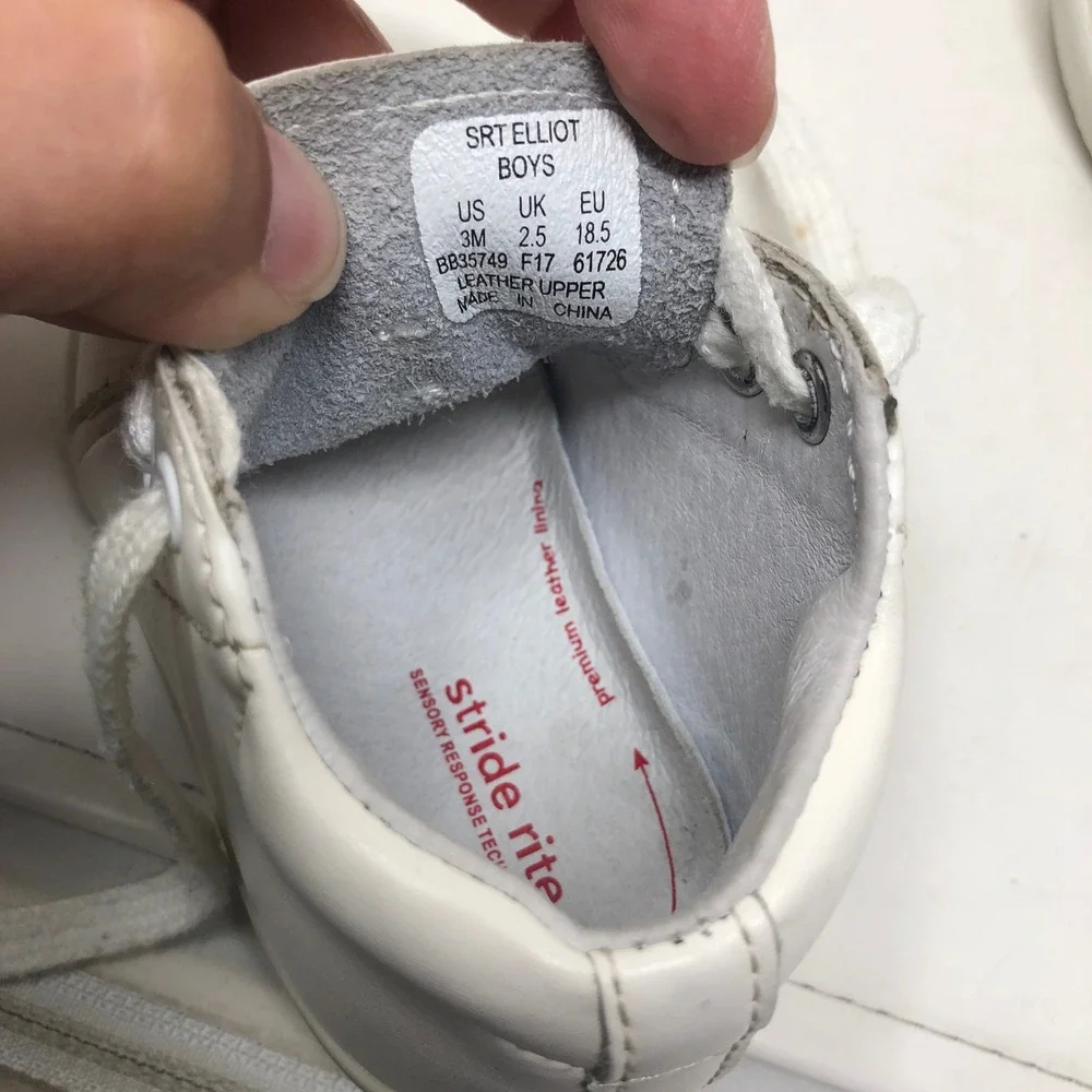 Stride Rite Shoes Bundle Unisex Multi Baby White SRT Elliot Emilia Taye 3-5
